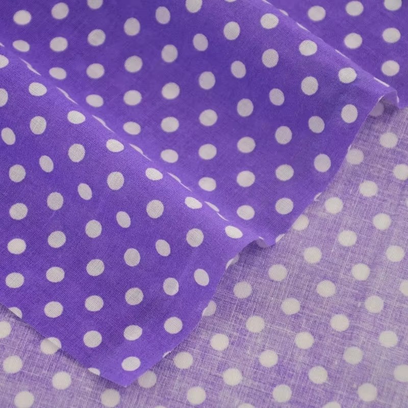 قماش قطني مطبوع بنقط بولكا برت - مراجعة Home Textiles Usa وسعره