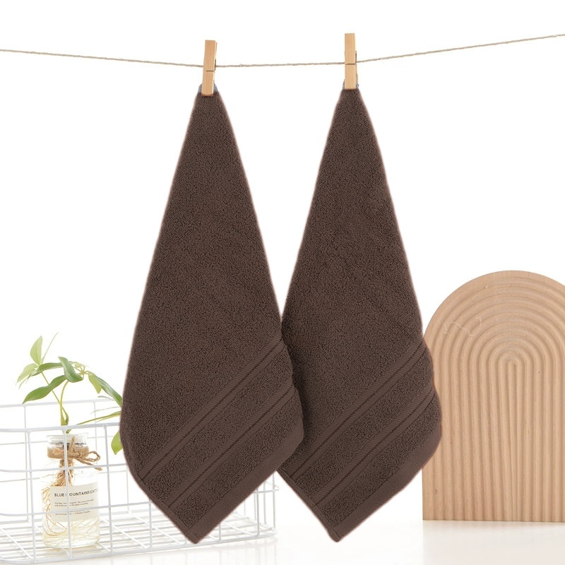 منشفة يد مربعة 100% قطن، منشفة - مراجعة Home Textiles Face Towel وسعره
