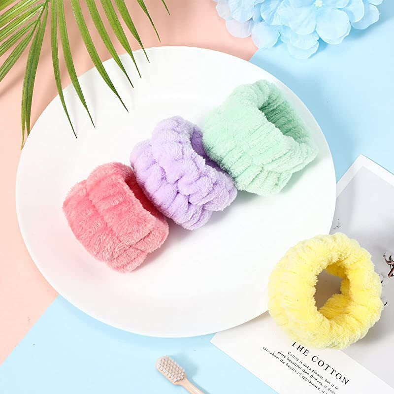 قطعتان من أربطة المعصم القابلة - مراجعة Home Textiles Face Towel وسعره